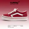 Zapatos de Lona Super Fire Universales Zapatos de Mujer Suela Gruesa Nacional de Moda Combinan con Todo Nicho Tenis Rojos Transpirables Zapatos de Mujer ZHQ-XA118X