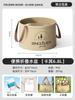 Bolsa de lavandería portátil de viaje, lavabo plegable, lavabo portátil para exteriores, cubo de compresión transparente desechable, para lavado y lavandería