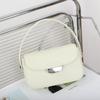 Bolsa Feminina Transversal de Couro Genuíno Transfronteiriça Pequena Quadrada Baotou Camada Couro Bovino Bolsa de Ombro de Mão Bolsa de Design de Nicho 6026