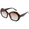 Gafas de sol redondas de montura grande de moda europea y americana para mujer, gafas de sol europeas y americanas transfronterizas, gafas de sol modernas de personalidad para sesiones de fotos callejeras de celebridades de Internet