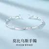 Ciudad Estrella Pie de Plata 999 Pulsera Mobius Amor Apertura Nicho Alto Grado Todo Combinación Diseño Pulsera para Mujeres
