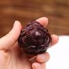 Bola de Saúde Pixiu Esculpida em Jacarandá, Bola de Mão, Bola de Fitness, Bola de Brincar, Bola de Madeira para Segurar na Mão