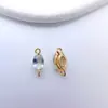 Colgante Chapado en Cobre Dorado de Alta Retención de Color Incrustado con Circonita Pendientes de Bricolaje Hechos a Mano Colgante para Pendientes Collar Pasador Accesorios de Joyería