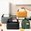 Bolsa Bento Portátil de Grande Capacidade Bolsa de Almoço Bolsa Térmica de Folha de Alumínio Espessa Bolsa de Mão Alto Valor Estético