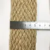 9cm 6cm 5CM de largura fita plana de juta corda plana de juta material de cinta de cinto de decoração de embalagem