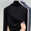 Capa base térmica de cuello alto doble cara para mujer, top grueso de forro polar cálido para otoño e invierno, nuevo modelo 2026