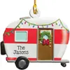 Novedad Árbol de Navidad Colgante Camión Decoración Colgante Plano Excavadora de Navidad Decoración Colgante Decoración Rústica