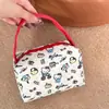 Nueva Bolsa de Almacenamiento de Gato Estilo Ins, Bolsa de Maquillaje de Dibujos Animados, Neceser Portátil para Viaje, Bolso Tote de Viaje Tridimensional, Bolsa Linda