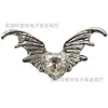 Colgante de lazo de amor de网红 aleación joyería para uñas cadena de borlas murciélago de Halloween decoración de uñas venta al por mayor