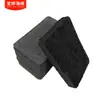 Esponja Comprimida Rectangular Negra Pala de Madera para Cocina Esponja Antiadherente para Lavar Platos Pulpa de Kapok Paño de Cocina