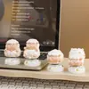 Año de la Oveja Figura Giratoria del Zodiaco de la Oveja Escritorio Alivio del Estrés Creativo Gama Alta Nicho Decoración de Coche Regalo de Año Nuevo