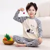 Conjunto de Ropa de Otoño para Niños, Conjunto de Ropa Interior de Algodón Puro para Niños, Ropa de Dormir para Niñas, Conjunto de Ropa Térmica para Niños Pequeños y Medianos