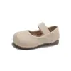 Zapatos de Cuero para Niñas 2026 Estilo Nuevo Retro Zapatos sin Cordones para Bebé Niña Birkenstock Zapatos sin Cordones de Suela Suave para Niña Pequeña Zapatos para Niños