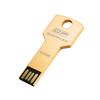 Pen Drive Metálico Qiapin Formato de Chave 64g Alta Velocidade USB 3.0 Drive USB Criativo Gravação a Laser Personalizada Pen Drive de Carro
