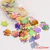 Conjunto Misto de Lantejoulas de PVC Coloridas Douradas Iridescentes de Alto Brilho com Formato de Concha e Folha de Bordo para Decoração de Nail Art e Maquiagem para os Olhos