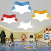 Frete grátis LED luz de teto quarto infantil meninos e meninas luz desenho animado luz criativa jardim de infância lâmpadas estrela de cinco pontas