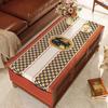 Toalha de Mesa Estilo Americano Toalha de Mesa Sentido de Atmosfera Cânhamo Impermeável Retangular Toalha de Mesa de Jantar Doméstica Armazenamento de Alto Nível Toalha de Mesa