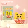 Compatible con Bloques de Construcción de Micropartículas Lego Muñecos de Dibujos Animados Educativos para Niños Ensamblaje Escritorio Celebridad de Internet Puesto Callejero Juguetes al por Mayor