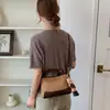 Bolso Almohada de Gamuza con Estampado de Leopardo Vintage para Mujer 2026 Nuevo Estilo Coreano Bolso de Mano Estilo Maillard Bolso de Hombro Único Cruzado