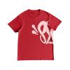 Estilo callejero hip-hop europeo y americano para hombre y mujer, top holgado de manga corta con estampado de letras, traje deportivo casual de moda de verano para hombre