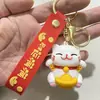 Llavero de Gato de la Suerte Creativo Transfronterizo Amuleto de Buena Suerte Gato de Dibujos Animados Lindo Colgante de Muñeco Regalo Pequeño de Suerte al por Mayor