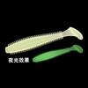 Cebo biónico de cola en T para pepino de mar, venta al por mayor de fábrica, 9 cm/4,6 g, cebo Luya con púas, cebo blando de cola en T, material de PVC