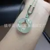 Colgante de Jade Hetian de la Paz Natural, Popular Amuleto de Jade Buda Agua Clara, Colgante de Mariposa de Jade Dongling