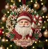 Enfeites de Árvore de Natal Transfronteiriços Luxuosos Decorações de Árvore de Natal Papai Noel S