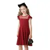 Vestido de Fiesta de Verano 2026 Vestidos para Niñas Disfraces de Performance Infantiles Malla con Volantes Encaje Princesa