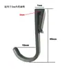 Estante de Almacenamiento para Baño y Cocina Yiwu Lide Adecuado para Tubo Cuadrado de 12 mm Gancho Pequeño sin Perforación Metabo