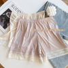 Pantalones de Seguridad Nuevos Antirozaduras Ligeros Dos en Uno Ropa Interior Shorts Leggings Encaje Niñas Ligeros Antirozaduras Ropa Ligera