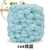 Ovillo de lana pequeño de 100 g, hilo con cuentas para cojines, mantas, almohadas de punto a mano para manualidades, alfombras y ovillos de lana para ventanales