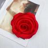 Flor grande plissada multicamadas tridimensional flor de poliéster acessórios acessórios tecido vestido de noiva presente acessórios de vestuário adesivo de tecido corsage