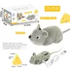 Comercio Exterior Nuevo y Único Truco Control Remoto Ratón Artificial Divertido Juguete para Gato Control Remoto Infrarrojo Animal Juguete Eléctrico