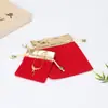 Bolsa Grande de Terciopelo Rojo para Joyería con Cordón, Al por Mayor en Stock