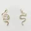 Joyería de Moda Transfronteriza Europea y Americana Collar con Elemento en Forma de Serpiente Moda Personalizada Retro Colgante de Serpiente Cadena para Suéter Estilo Corto para Mujer