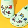 Zuecos de Estilo Deportivo con Dijes Decorativos para Zapatos, Clips Decorativos de PVC para Pantuflas de Jardín, Accesorios Decorativos DIY para Bolsas de Playa, Extraíble