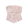 Top sin tirantes de estilo europeo y americano de verano 2023 con diseño Sense Niche para mujer, chaleco ajustado de cintura ajustada, ropa exterior con cabestrillo Air Sense para el ombligo.