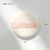 Esponja de pó solto redonda feita de veludo de cristal, flocado dupla face ultrassuave, esponja para fixar maquiagem, produto cosmético mais vendido transfronteiriço