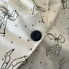 Pijama de Bolinhas com Laço para Mulheres, Primavera e Outono, Renda, Manga Longa, Estilo Japonês, Conjunto de Roupa para Casa para Estudantes, Pode Ser Usado Fora, Estilo Menina