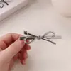 Estilo Tweed Nuevo Clip para el Cabello con Lazo Clip para el Cabello para la Parte Posterior de la Cabeza para Mujer Tamaño Mediano Clip de Tiburón para el Cabello Accesorio para el Cabello Acrílico