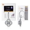 Europeu e Americano s925 Sterling Silver Mosan Diamond Brincos Gota Unhas para Mulheres 1 1 quilate All-match Moissanite Lucky Four-leaf Clover Jóias