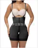 Calça Body Modeladora Transfronteiriça com Alça, Cavalo Aberto, Cós Alto com Botões, Potente Controle da Barriga, Calça Modeladora de Bumbum Sem Enrolar