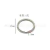 Venta Directa de Fábrica de Llaveros Planos de Metal, Argollas para Llaveros, Anillos Planos para Juguetes y Accesorios, en Stock
