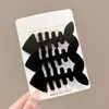 Pinza de pico de pato para maquillaje de moda estilo coreano, básico y simple, alto valor estético, pinza lateral, no deja marca, nuevo modelo 2026, pinza para el cabello elegante