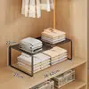 Prateleira Divisória de Guarda-Roupa, Estante Extensível para Armazenamento de Quarto, Divisor de Armário, Divisória de Sapateira, Organizador de Armazenamento