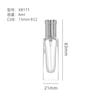 Frascos de Perfume 8ml Frasco Pequeno de Amostra Spray Frasco Vazio de Perfume Portátil para Viagem Spray de Pressão Frasco de Vidro Tapete de Cartão