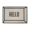 Alfombra de Piso Moderna Simple de Bucle de Seda para Uso Doméstico, Felpudo de PVC para Puerta de Entrada, Felpudo Raspador de Barro Personalizable, En Stock al por Mayor