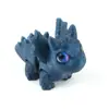 Adorno de Triceratops Alado Impreso en 3D con Articulaciones Móviles, Lindo Llavero de Dragón Volador, Llavero de Adorno de Triceratops