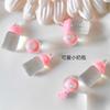 Mamadeira Tridimensional DIY Simulação Mini Brinquedo Enfeites Capa de Celular Joias de Beleza Acessórios de Resina Transfronteiriço